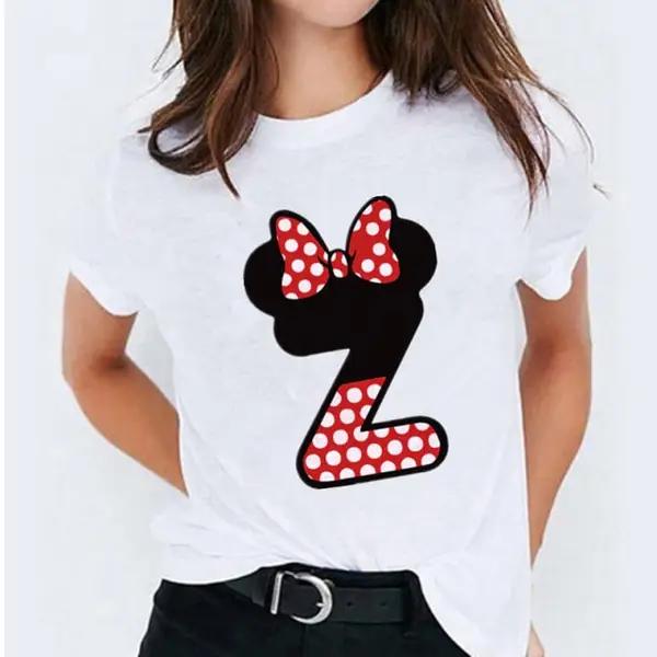Minnie Mouse Alphabet Kid t shirt