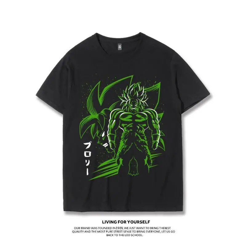 Super Saiyan Black Goku Vegeta Gogeta Brolly T shirt - KataMoon