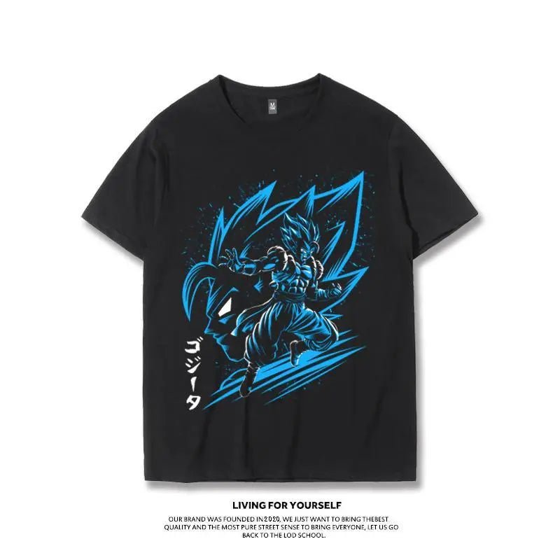 Super Saiyan Black Goku Vegeta Gogeta Brolly T shirt - KataMoon