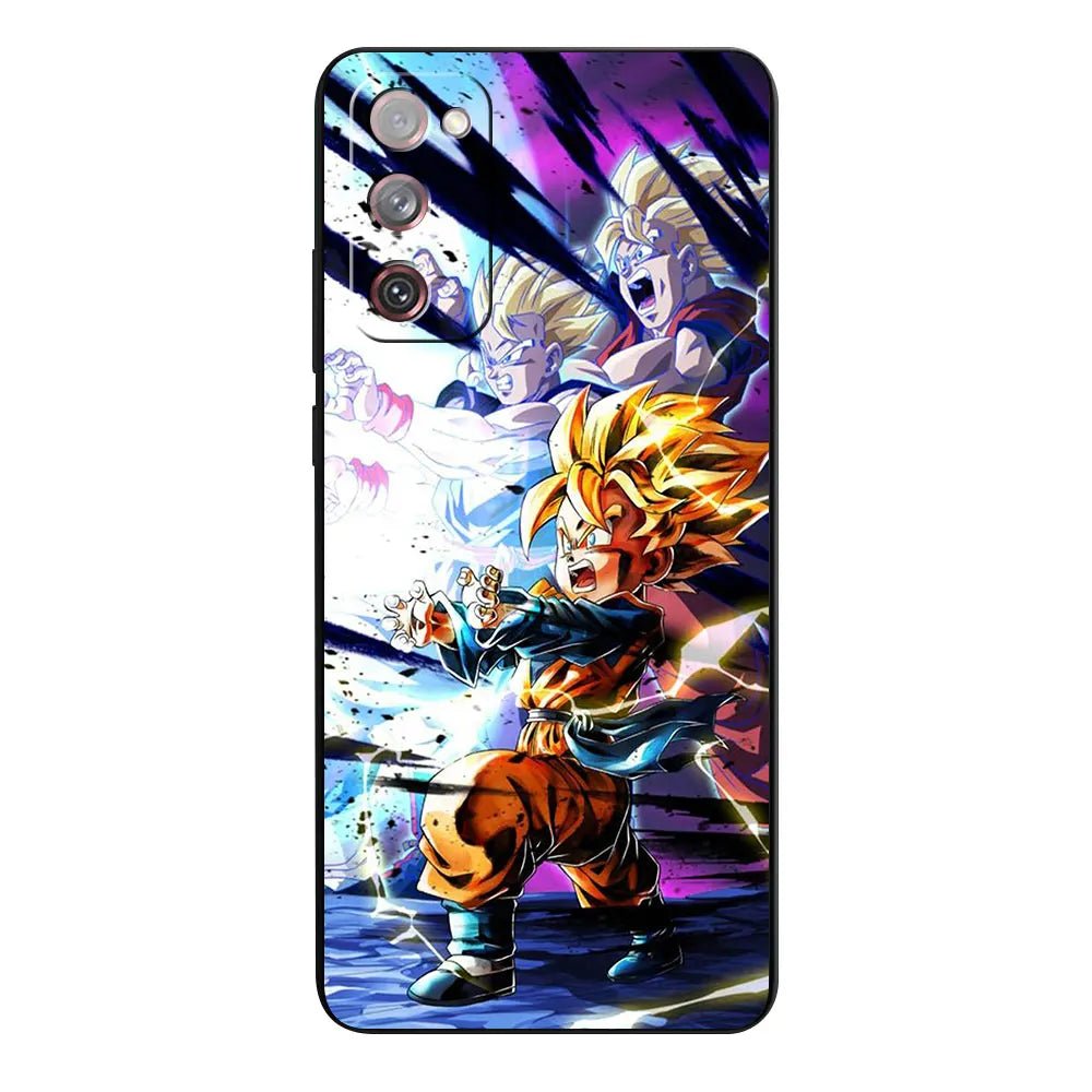 Super Saiyan Father and Son Goku Gohan Goten Kamekameha Samsung Galaxy Series Phone Case - KataMoon