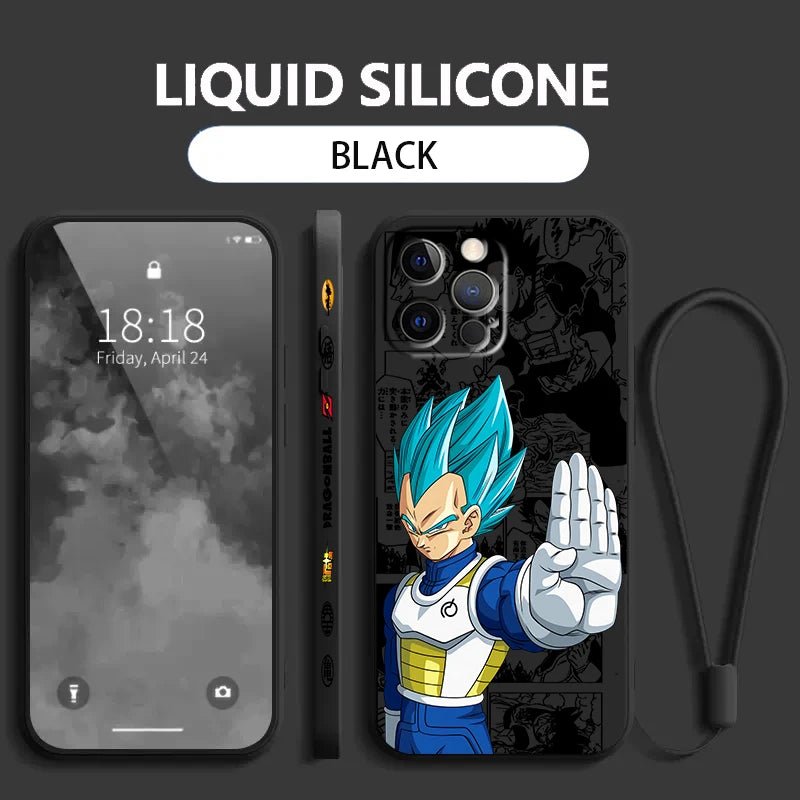 Super Saiyan Vegetas God DBZ - Dragons Balls iPhone Case - Black - KataMoon