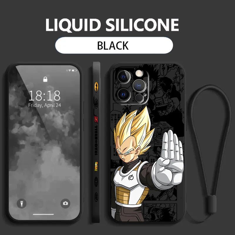 Super Saiyan Vegetas God DBZ - Dragons Balls iPhone Case - Black - KataMoon