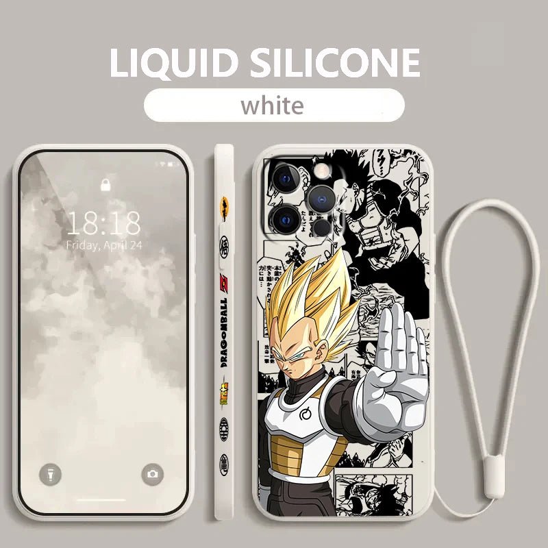 Super Saiyan Vegetas God DBZ - Dragons Balls iPhone Case - White - KataMoon