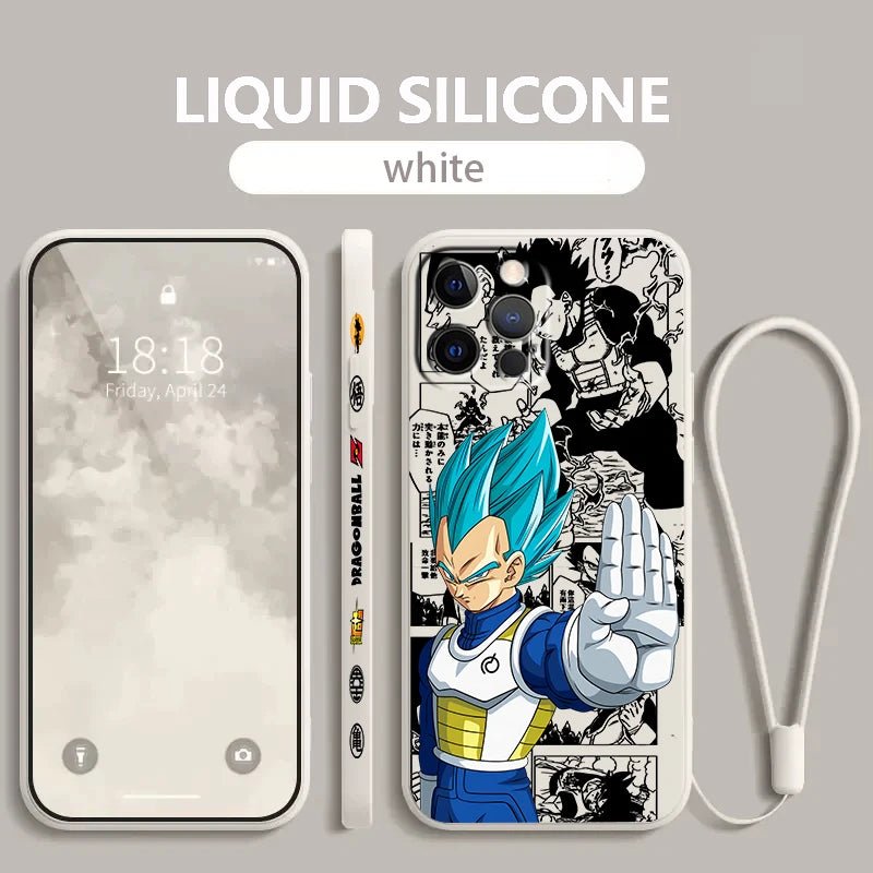 Super Saiyan Vegetas God DBZ - Dragons Balls iPhone Case - White - KataMoon