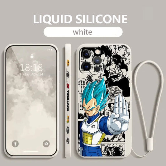 Super Saiyan Vegetas God DBZ - Dragons Balls iPhone Case - White - KataMoon