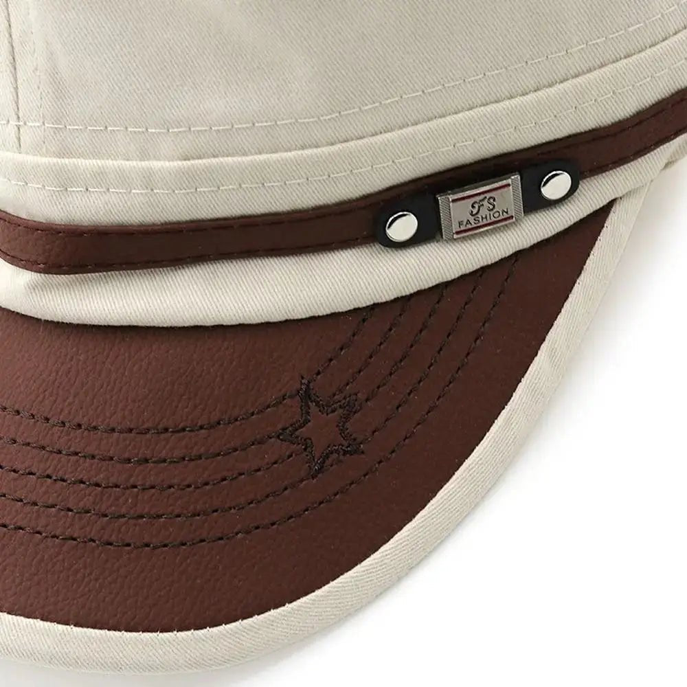 Unisex Fashion Army Hat Cadet Hat Military Cap - KataMoon