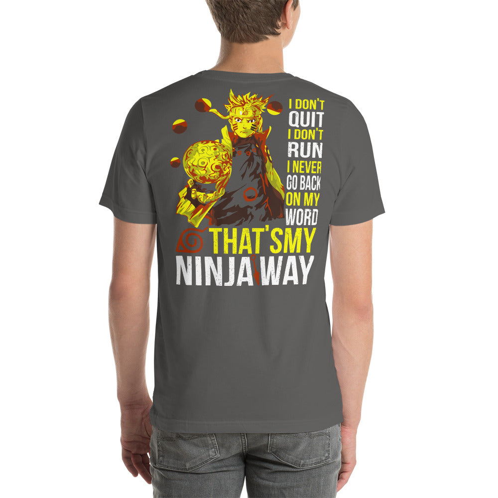 Anime Naruto Ninja Way Short Sleeve T Shirt - KM0143TS