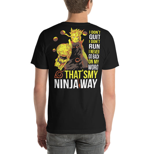 Anime Naruto Ninja Way Short Sleeve T Shirt - KM0143TS