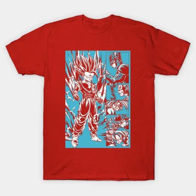 Dragon Ball Super Saiyan Gohan VS Cell T shirt - KM0012TS