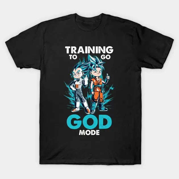 Dragon Ball Super Saiyan Traning to God Mode T shirt - KM0010TS