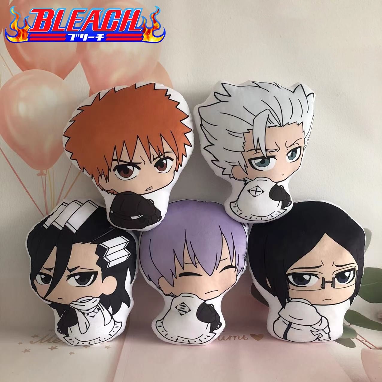 40cm Bleach Anime Kurosaki Ichigo Double Side Printing Pillow Doll - KataMoon