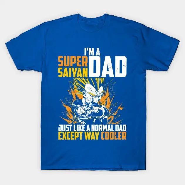 Dragon Ball Super Saiyan Dad Vegeta T Shirt - KM0016TS