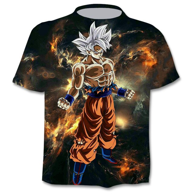 Dragon Ball Super Saiyan Goku UI All-Over Print T shirt