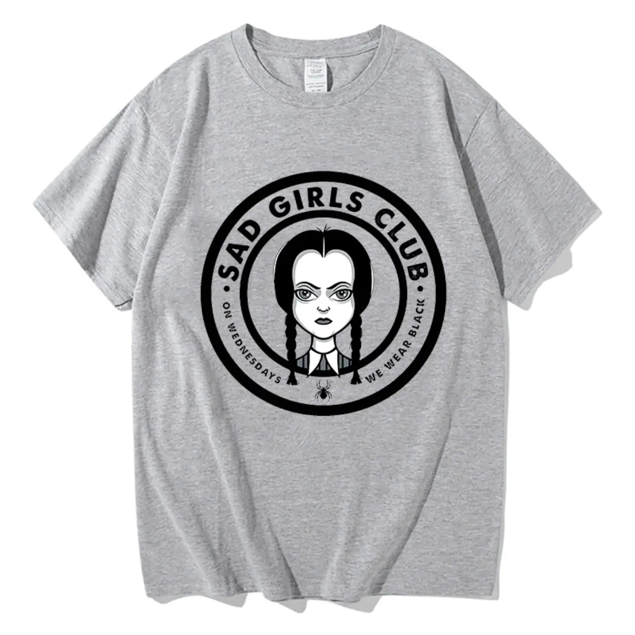Wednesday Addams Family Sad Girls Club T Shirt