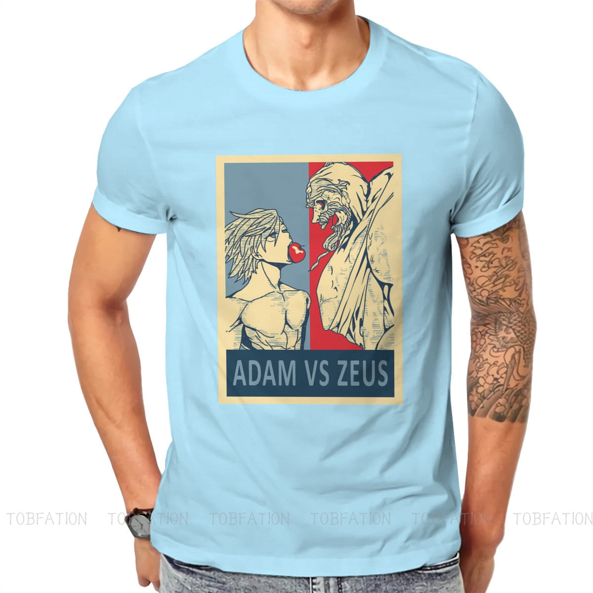 Record of Ragnarok Battle Adam Vs Zeus T Shirt