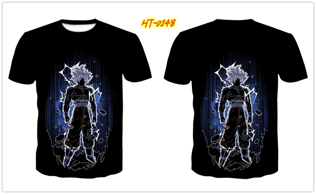 Dragon Ball Super Saiyan Goku Ultra Instinct All-over Print T shirt