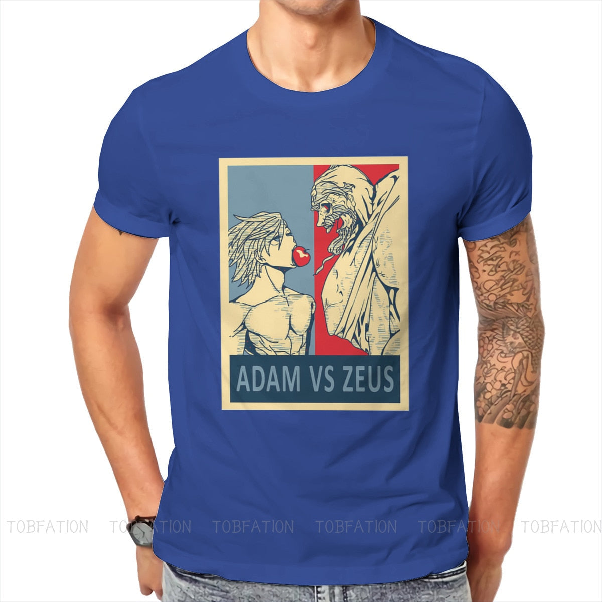 Record of Ragnarok Battle Adam Vs Zeus T Shirt