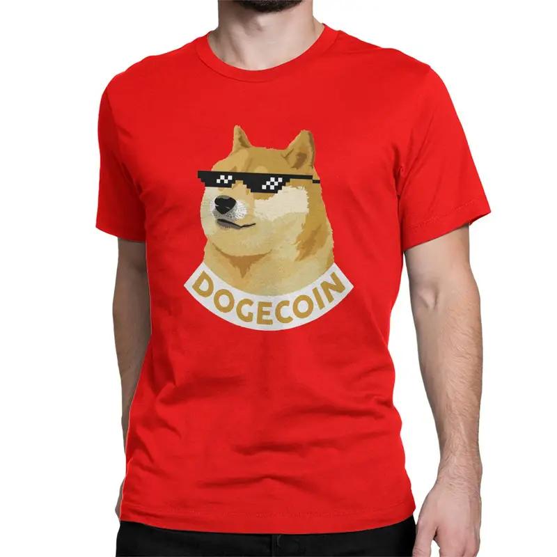 Funny Dogecoin Blockchain T Shirt