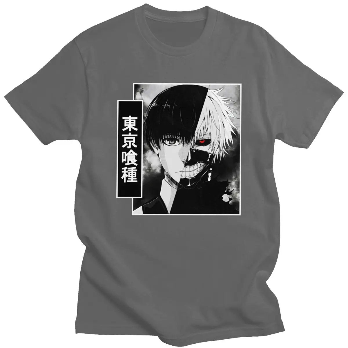 Tokyo Ghoul Kaneki Ken Half Face T Shirts