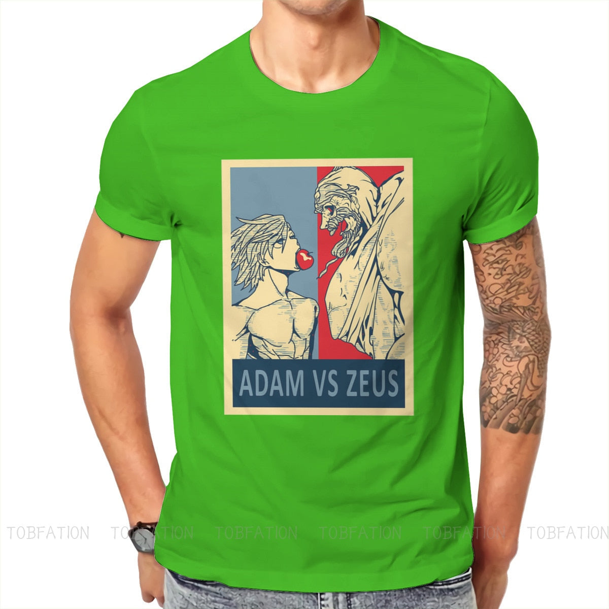 Record of Ragnarok Battle Adam Vs Zeus T Shirt