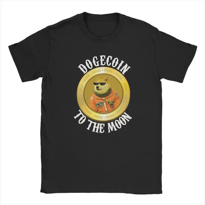 Dogecoin To The Moon Shiba Bitcoin T Shirt