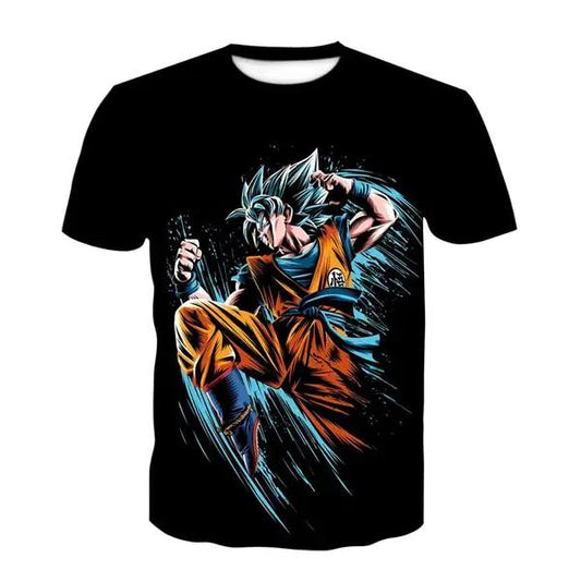 Dragon Ball Super Saiyan God Goku Blue All-over Print T shirt