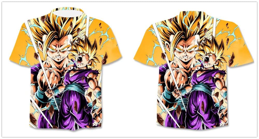 Dragon Ball Super Saiyan Gohan All-Over Print T shirt