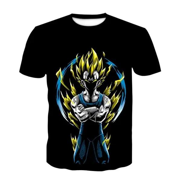 Dragon Ball Super Saiyan Majin Vegeta all-over print T shirt