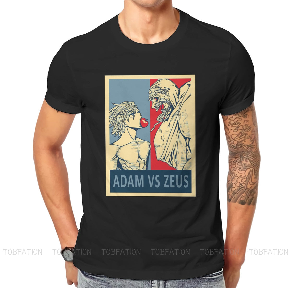 Record of Ragnarok Battle Adam Vs Zeus T Shirt