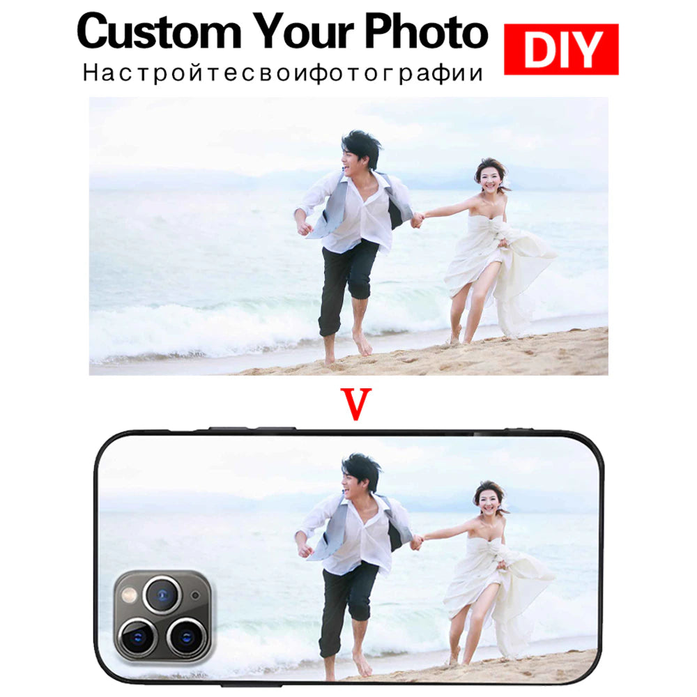 Custom Phone Case For iPhone Customized Photo Name Cover