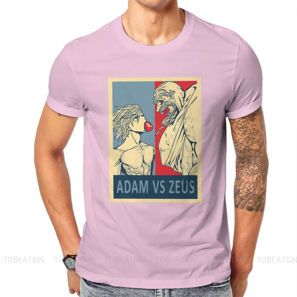 Record of Ragnarok Battle Adam Vs Zeus T Shirt