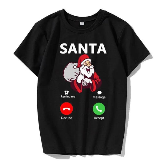 Christmas Funny Xmas Santa is Calling T shirt
