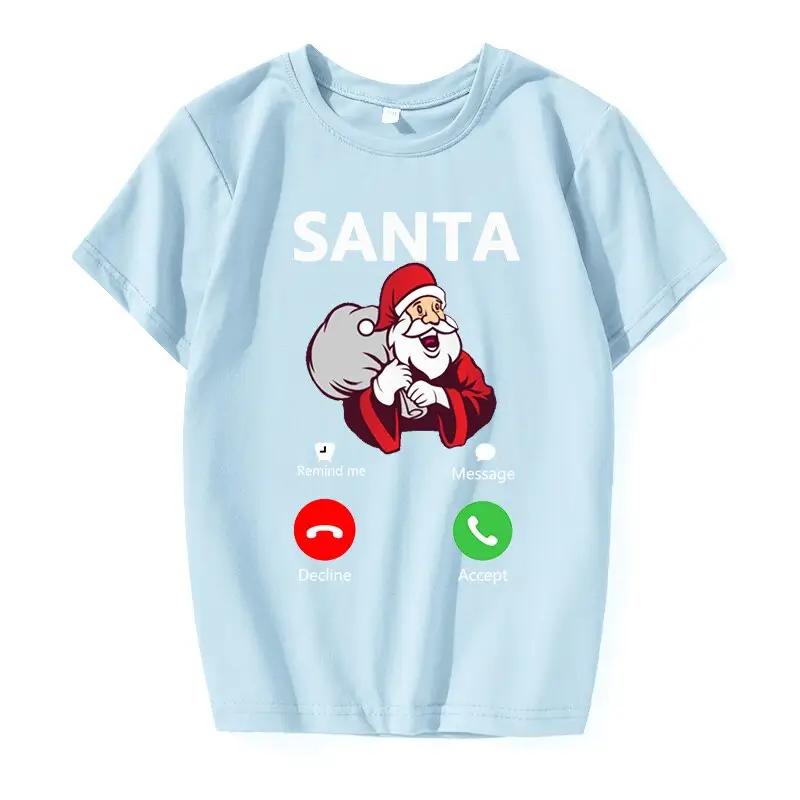 Christmas Funny Xmas Santa is Calling T shirt