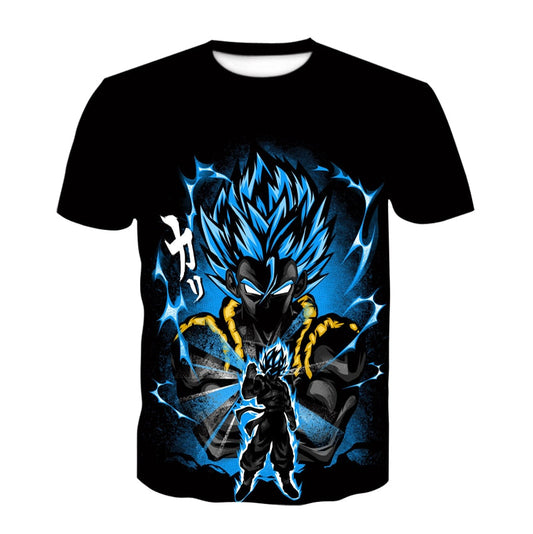 Dragon Ball Super Saiyan God Gogeta Blue All-Over Print T shirt
