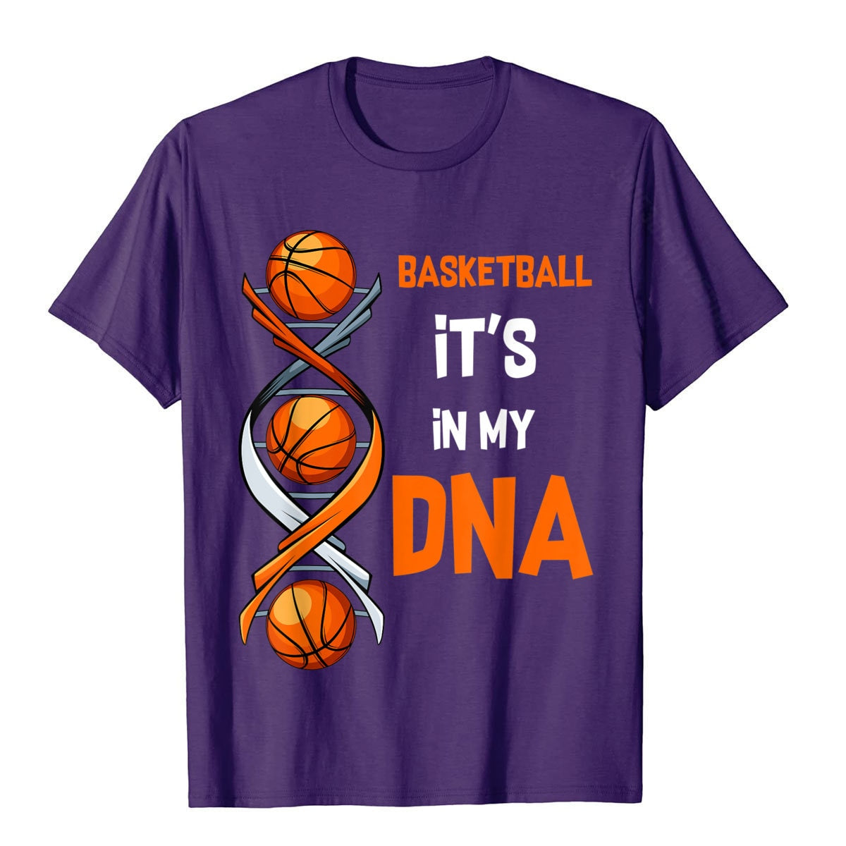 Basketball It's In My DNA Funny Player Team  T Shirt