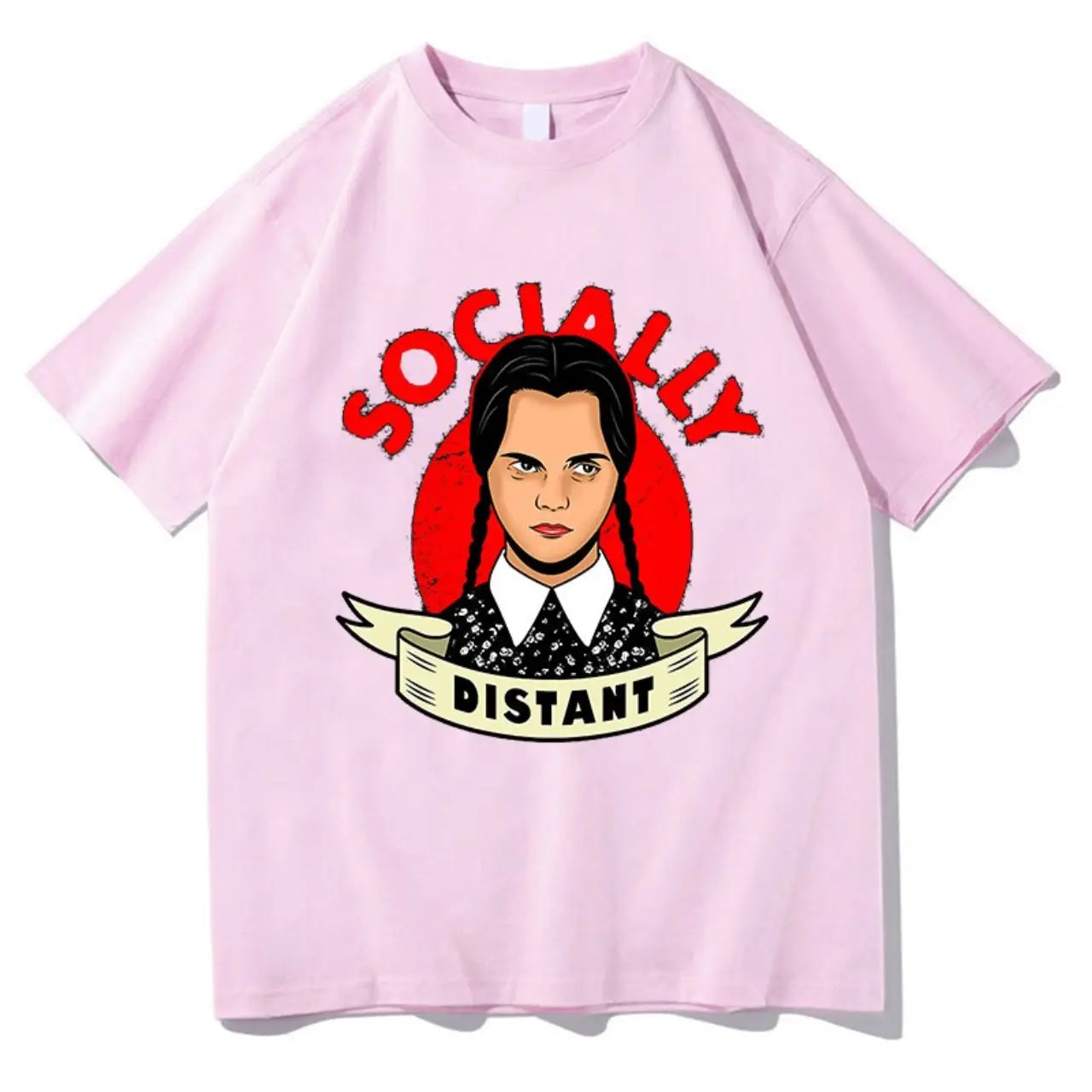 Wednesday Addams Family Socially Distant T Shirt