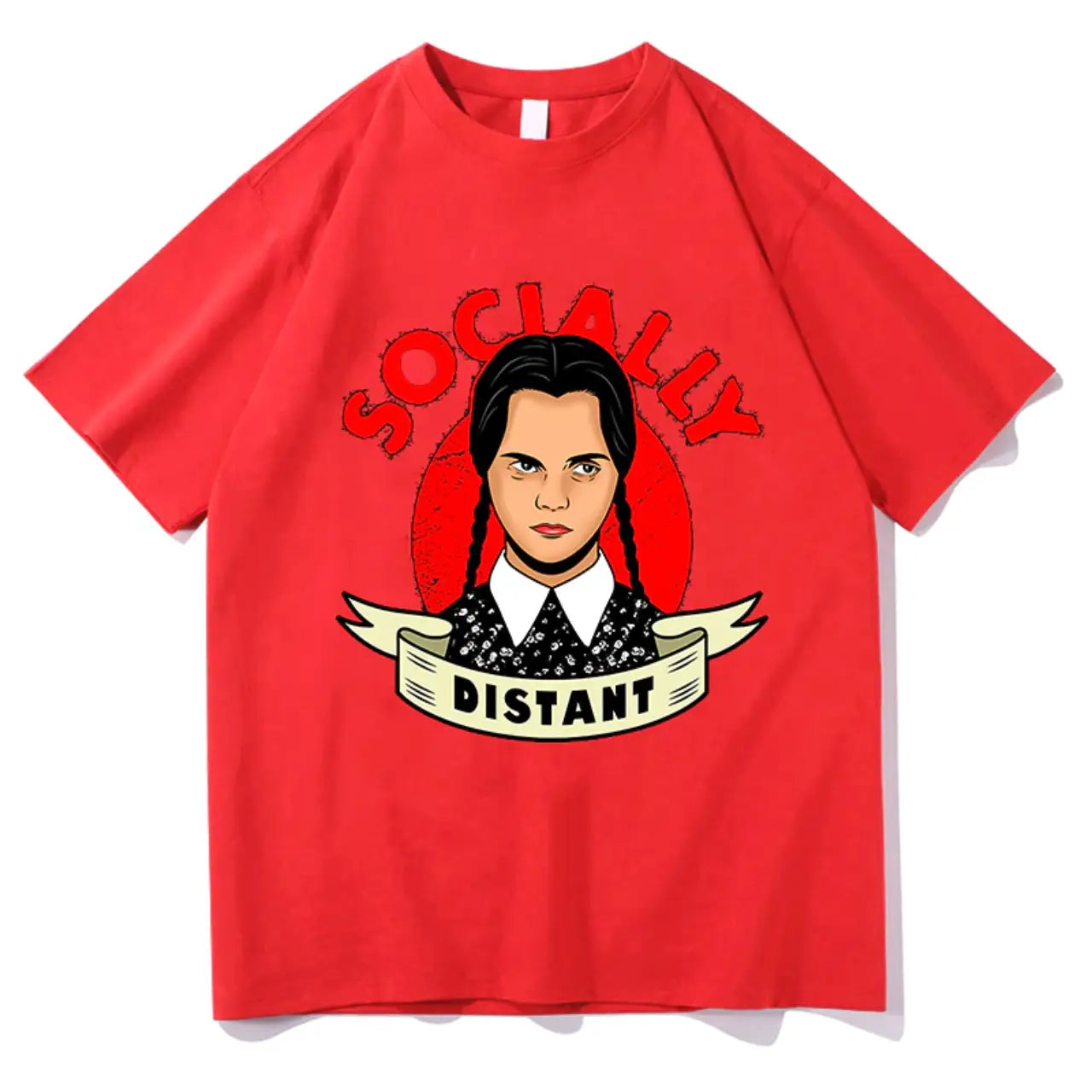 Wednesday Addams Family Socially Distant T Shirt