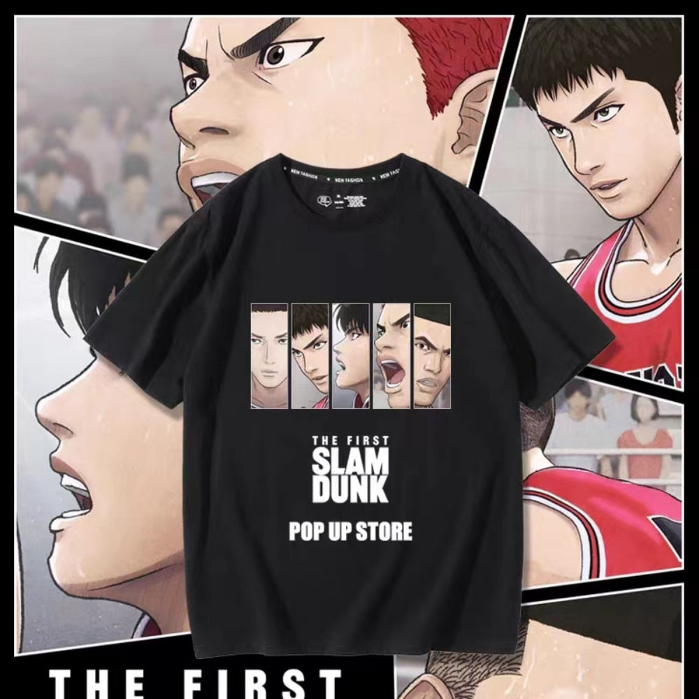 Slam Dunk Basketball Anime Short Sleeve T shirt | KataMoon