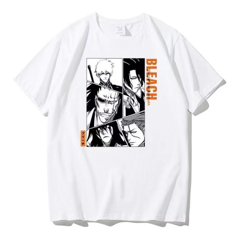 Bleach Ichigo Kenpachi Byakuya Sousuke Cifer Unisex T shirt