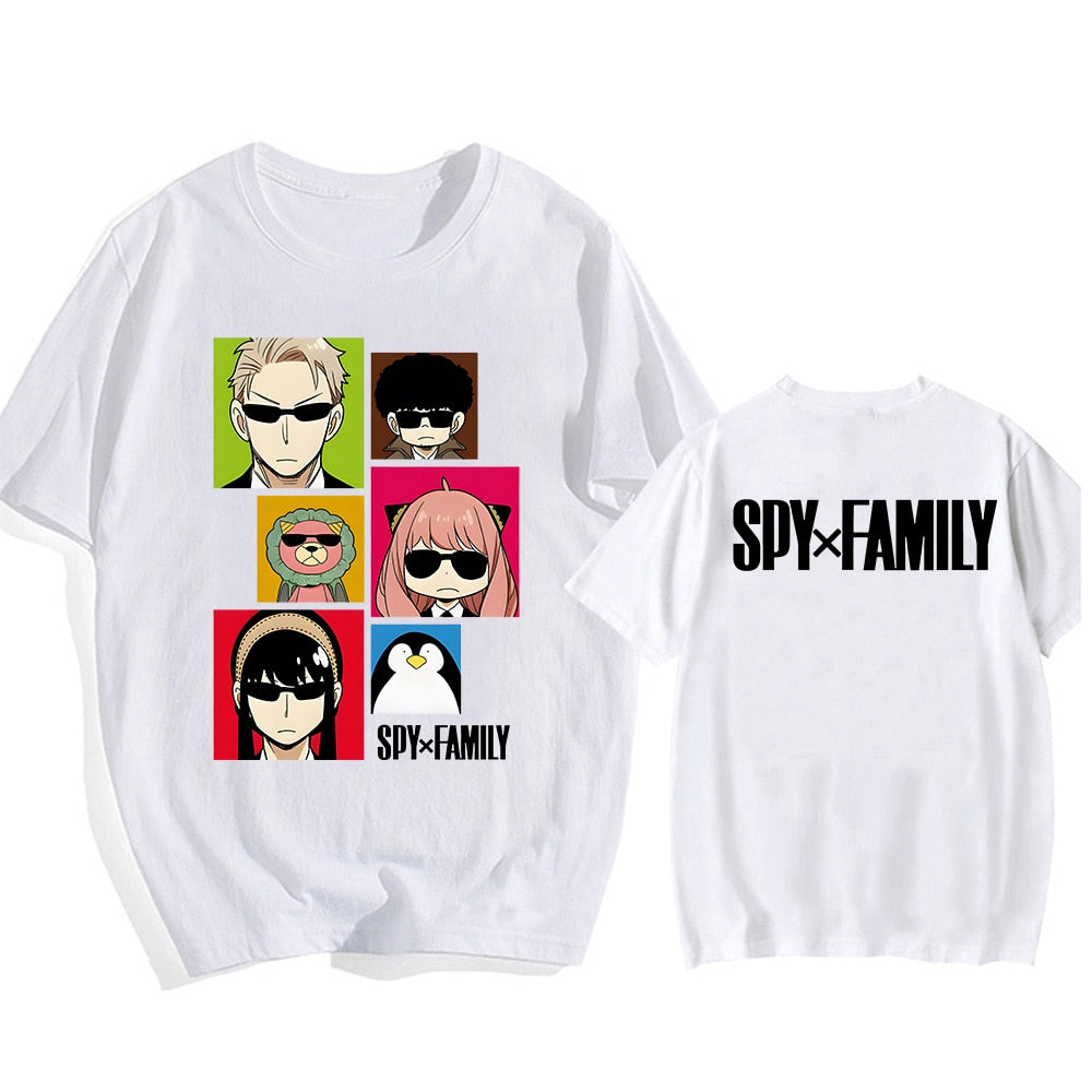 Anime Spy X Family Anya Forger Yor Loid Bond T shirt