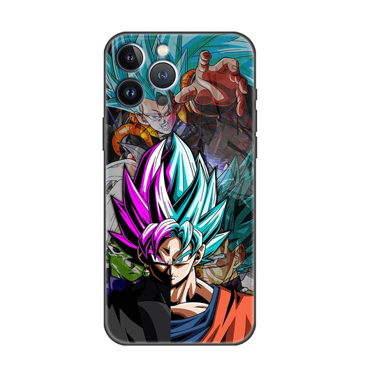 Dragon Ball Super Saiyan Goku God, Rose Iphone Phone Case