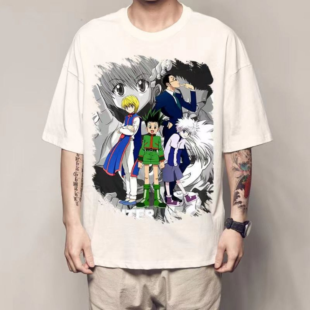 Hunter X Hunter Killua Gon Kurapika Leorio Anime T shirt