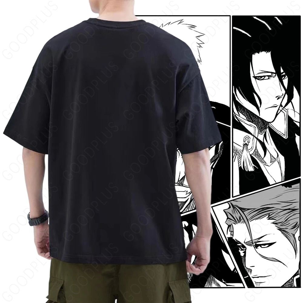 Bleach Ichigo Kenpachi Byakuya Sousuke Cifer Unisex T shirt