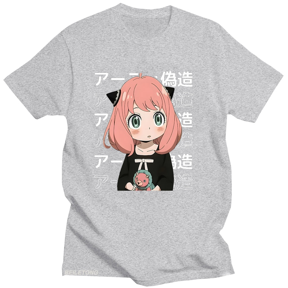Anime SPY X FAMILY Anya Forger Cute T Shirt