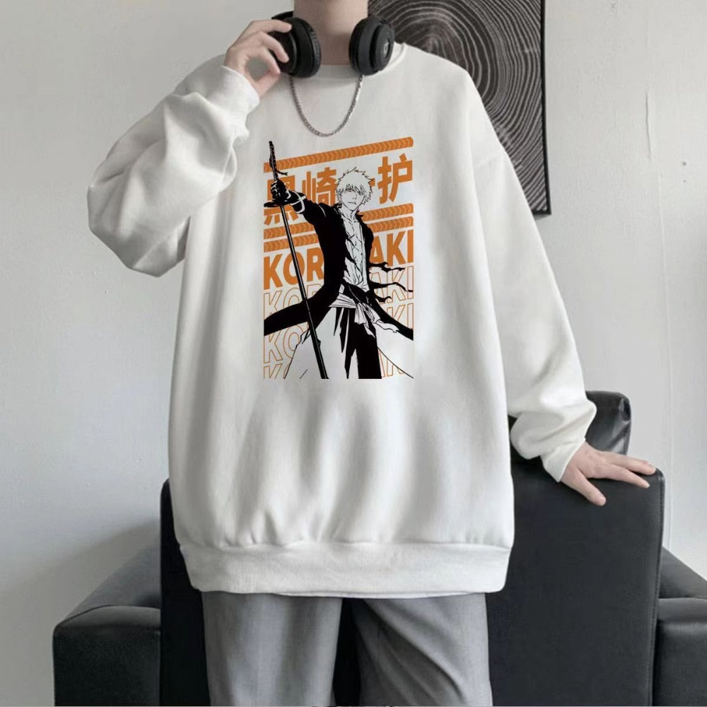 Anime Bleach Kurosaki Ichigo Anime Sweatshirt | KataMoon