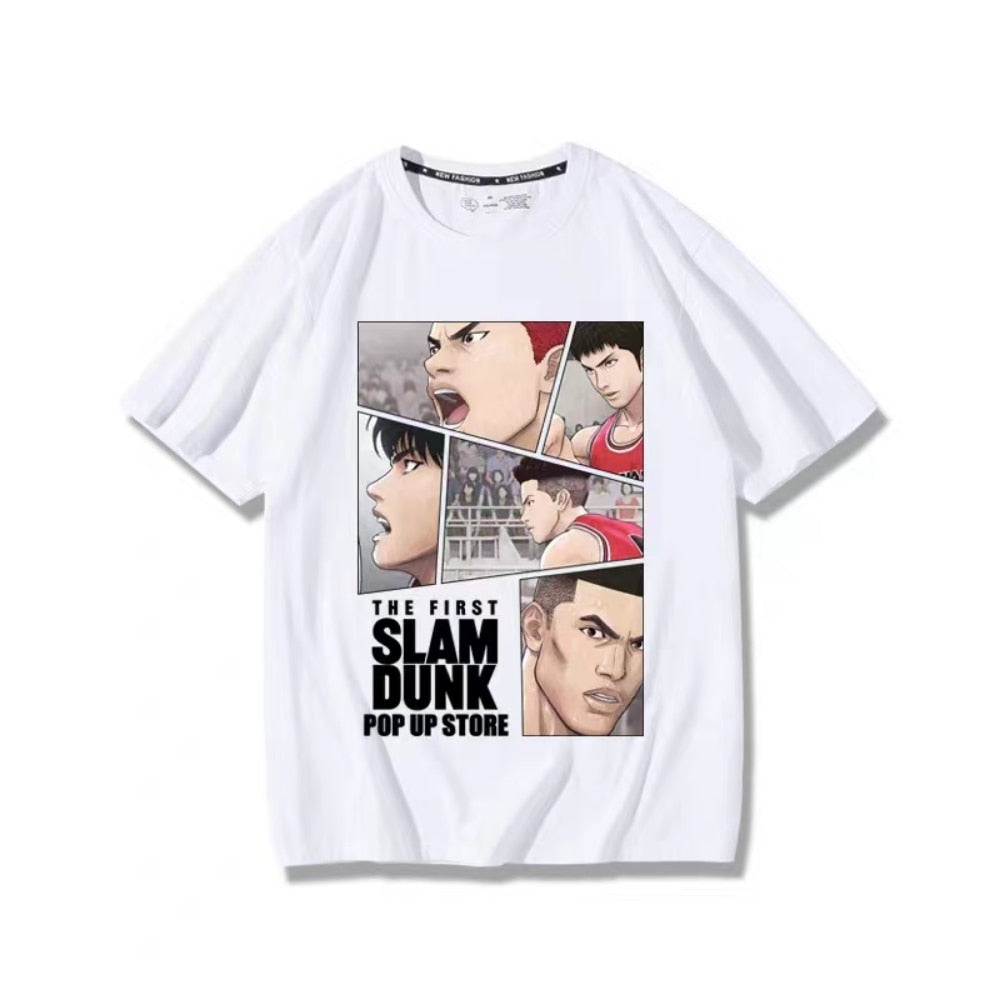 Slam Dunk Basketball Anime Short Sleeve T shirt | KataMoon