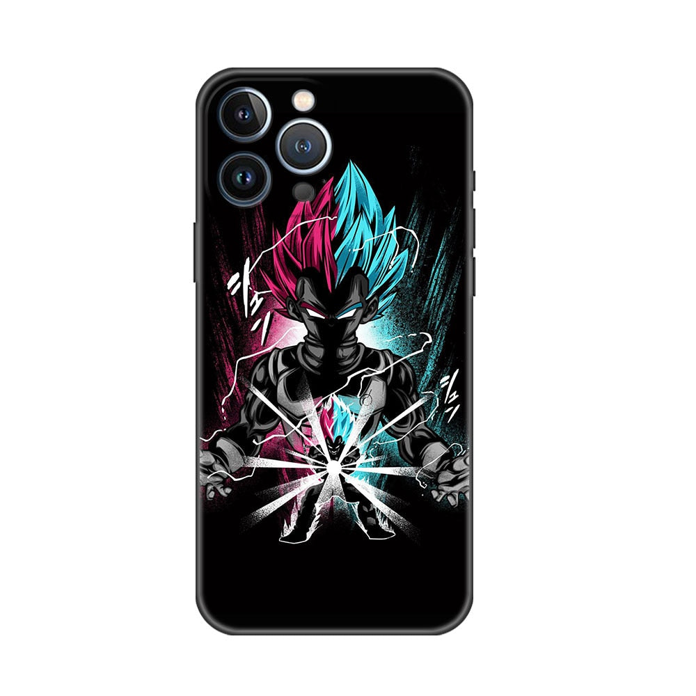 Dragon Ball Super Saiyan Vegeta God Iphone Phone Case