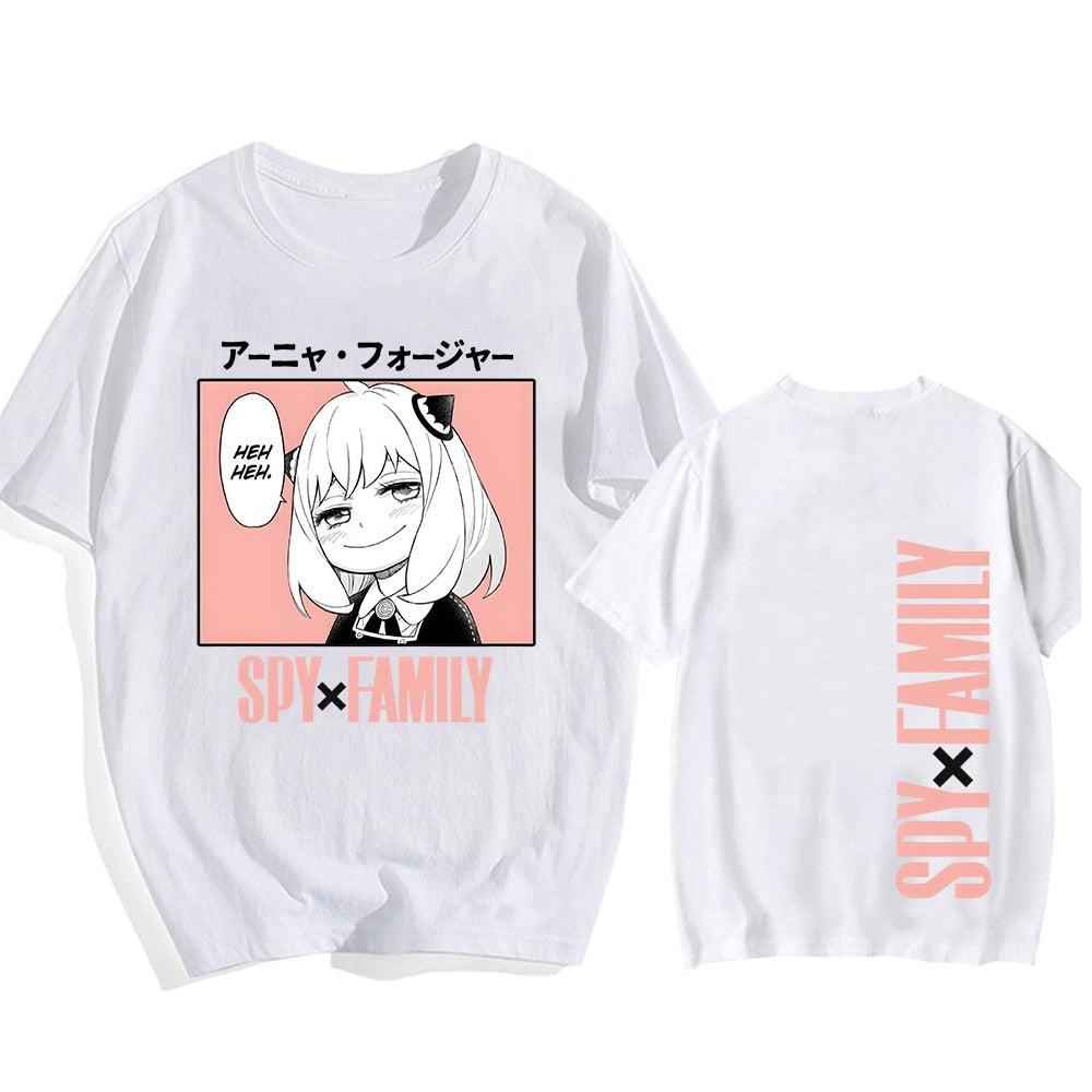Anime Spy X Family Anya Forger Kawaii T shirt