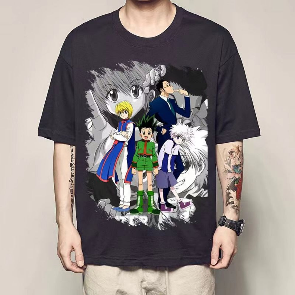 Hunter X Hunter Killua Gon Kurapika Leorio Anime T shirt