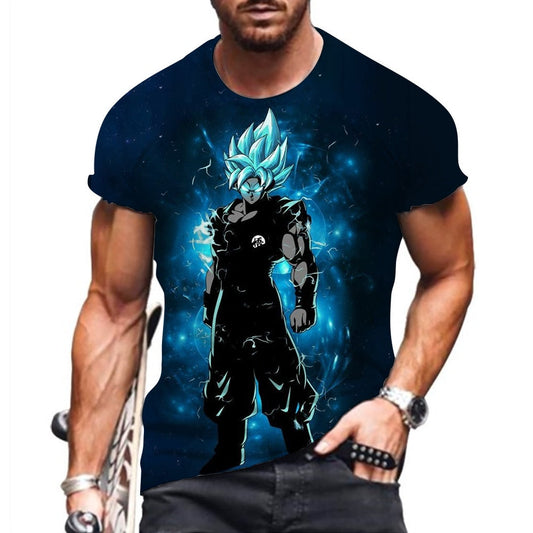 Dragon Ball Super Saiyan God Goku 3D Print T shirt